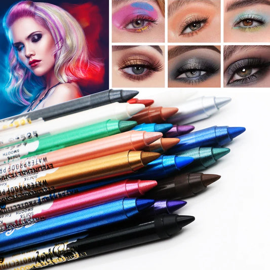 Colorful Eyeliner Pencil – Waterproof Quick-Dry Makeup