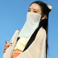 Hanfu Face Scarf Veil – Sunscreen Mesh Mask Cover