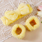 3PCS Coral Velvet Facial Set – Hairband & Wristband