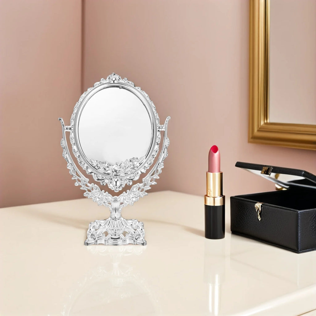 Retro Oval Swivel Vanity Mirror