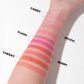2in1 Spring Pink Blush Matte Dewy Rosy Blush Makeup Pan Long Wearing High Pigment Orange Red Cream & Powder Blush Palette