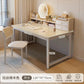 Simple Dressing Table Makeup Table with Storage Vanity Desk with Mirror and Led Lights Study Table Student Desk for Bedroom