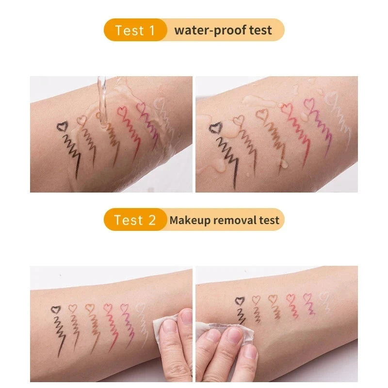 6-Color Eyeliner Gel Pen – Quick Dry Eye Makeup
