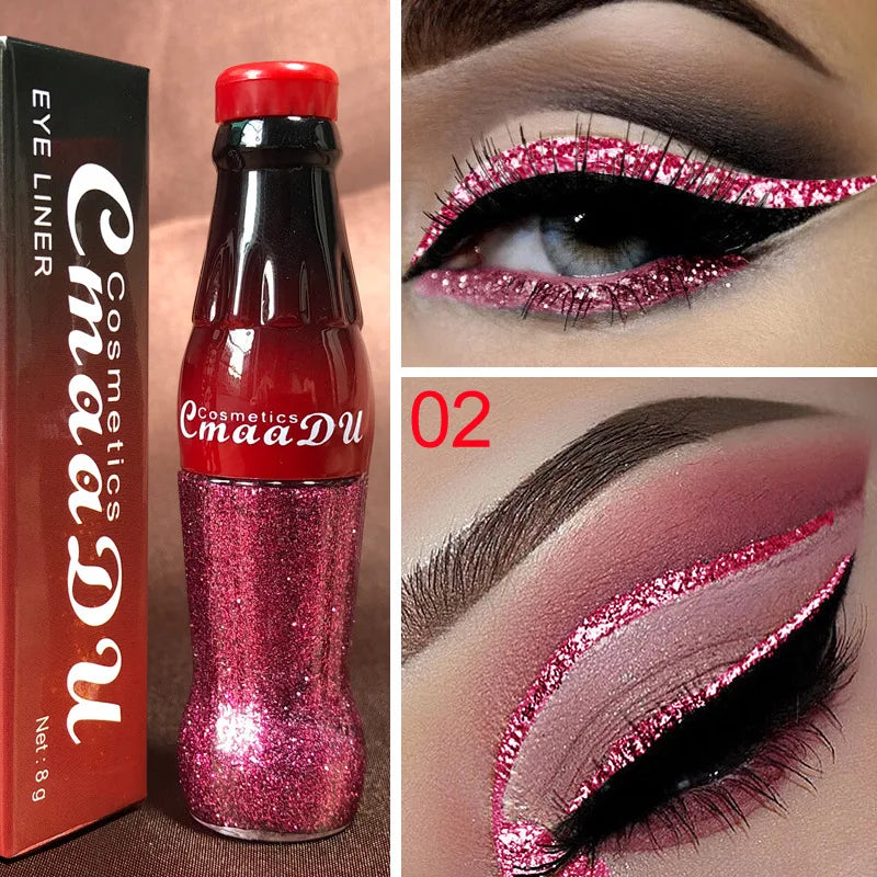 Glitter Liquid Eyeliner – Waterproof, Diamond Shiny Eye Pencil