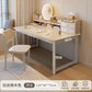 Simple Dressing Table Makeup Table with Storage Vanity Desk with Mirror and Led Lights Study Table Student Desk for Bedroom