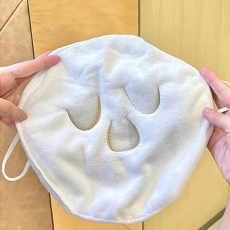 Reusable Hot Cold Compress Face Mask For Moisturizing Facial Skin Care