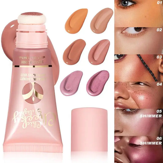 Shimmer Liquid Blush – Soft Watercolor Cream Tint