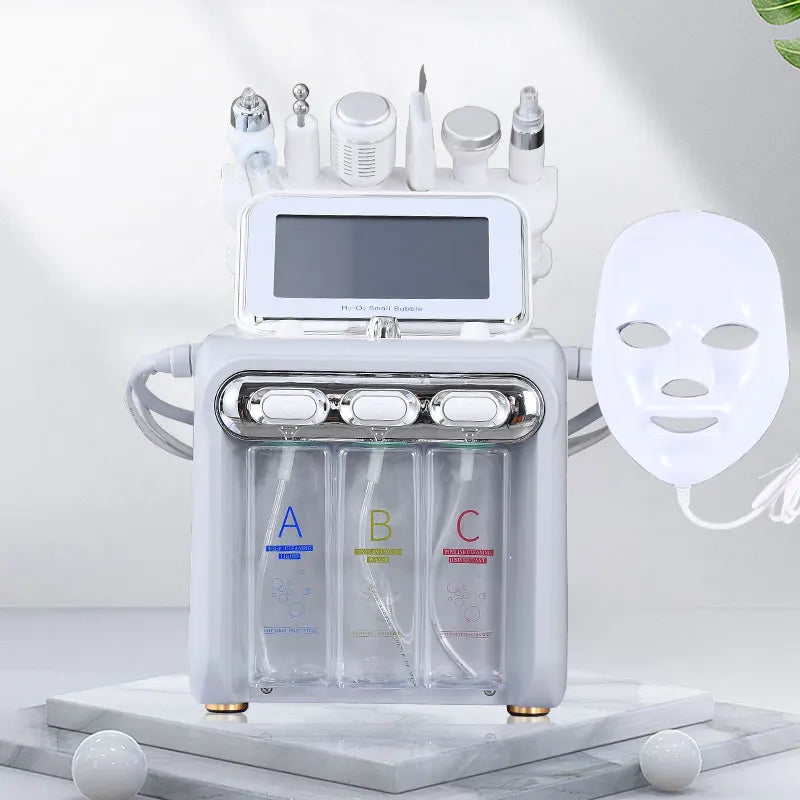 7-in-1 Hydrofacial machine tips and attachments