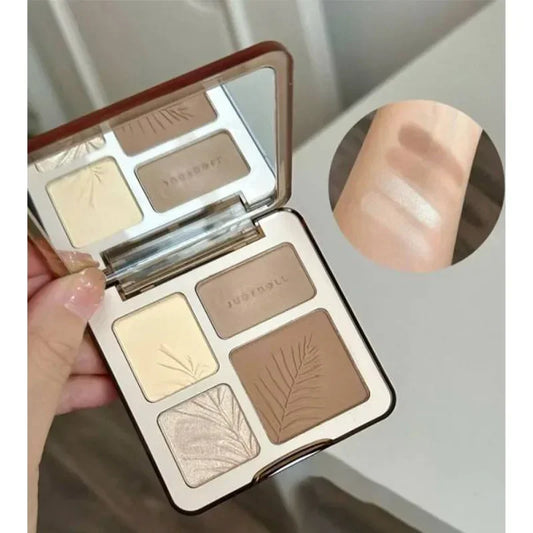 Judydoll Highlighter Palette – Long-Lasting Contour & Shimmer Makeup