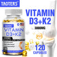 TAOTERS Vitamin D3 + K2 – Calcium Absorption & Heart Health