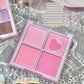 Chocolate Blush & Eyeshadow Palette – 9 Colors
