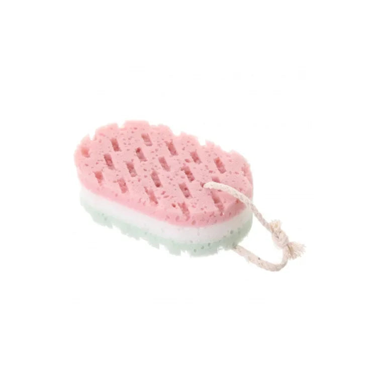 Exfoliating Body Scrub Sponge & Massage Brush
