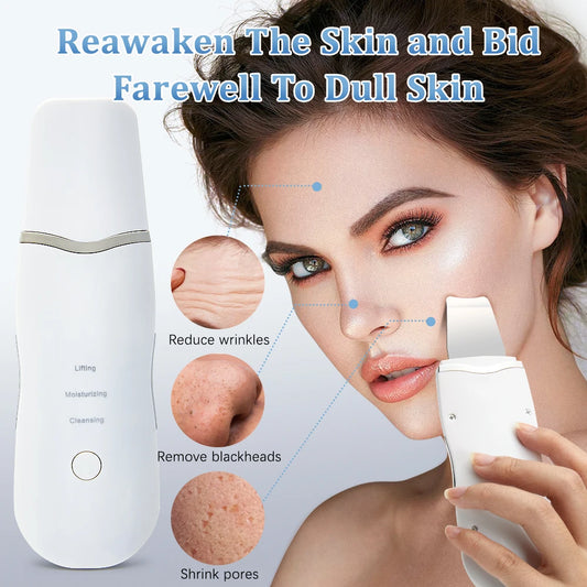 Ultrasonic Face Spatula – Blackhead & Pore Cleaner