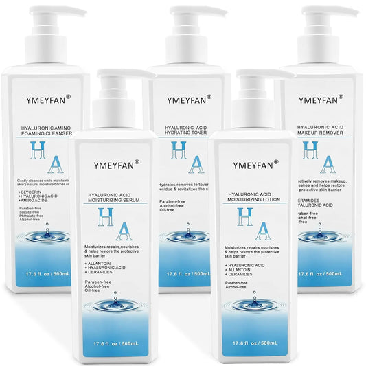 5-in-1 Hyaluronic Acid Skincare Set – Salon & Home Use