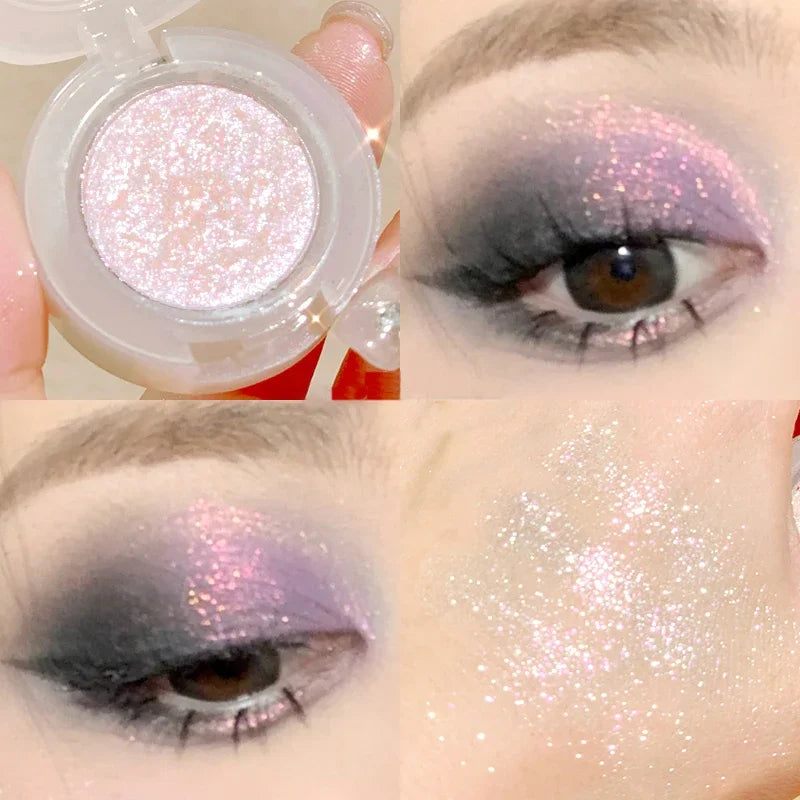 Peach Highlighter & Glitter Eyeshadow