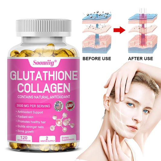 Collagen + Glutathione – Skin, Hair & Nail Support