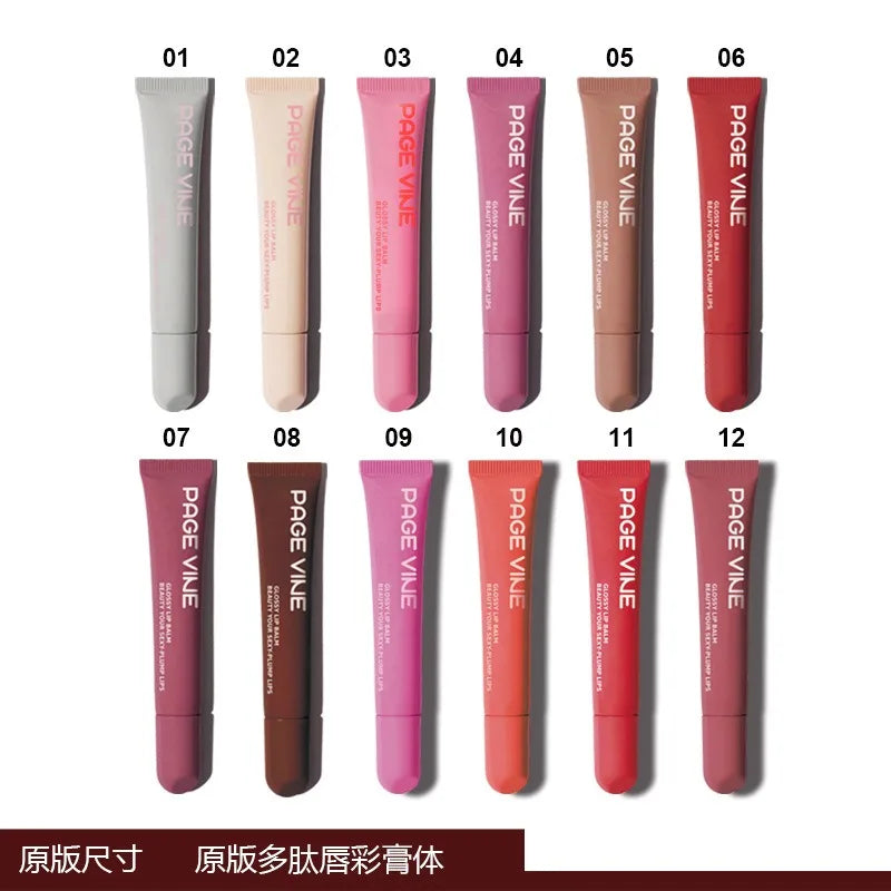 12 Colors Mirror Lip Gloss – Plumping Moisturizing Oil