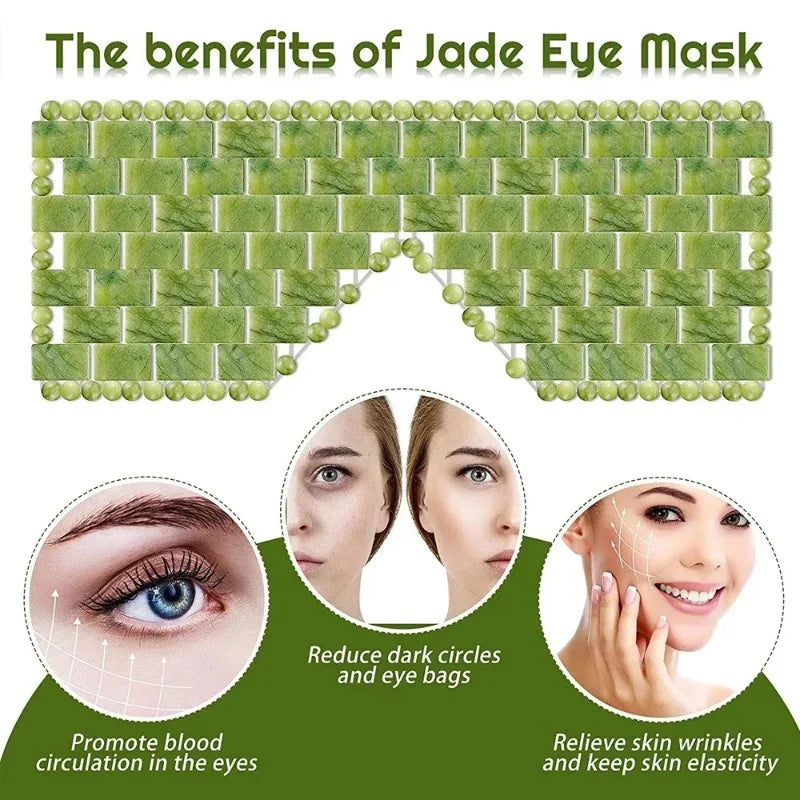 Natural Jade Facial Mask & Eye Cover