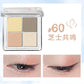Judydoll 4-Color Eyeshadow Palette – Matte & Glitter Shades