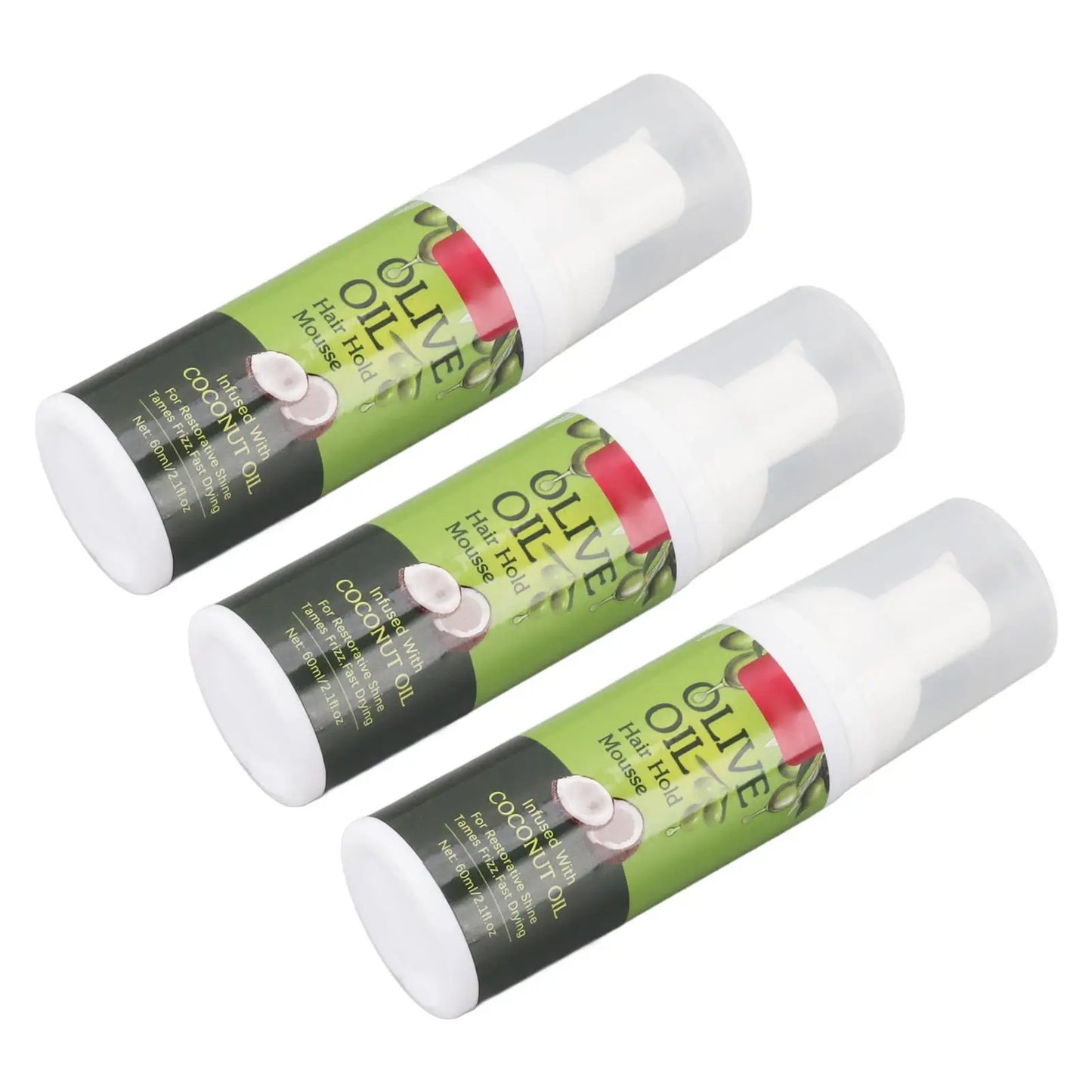 Olive Oil Hair Mousse – Long-Lasting Nourishment, 60ml