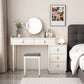 Makeup Dressing Vanity Table Organizer Drawers Modern Vanity Table Bedroom Table De Maquillage Avec Miroir Bedroom Furniture
