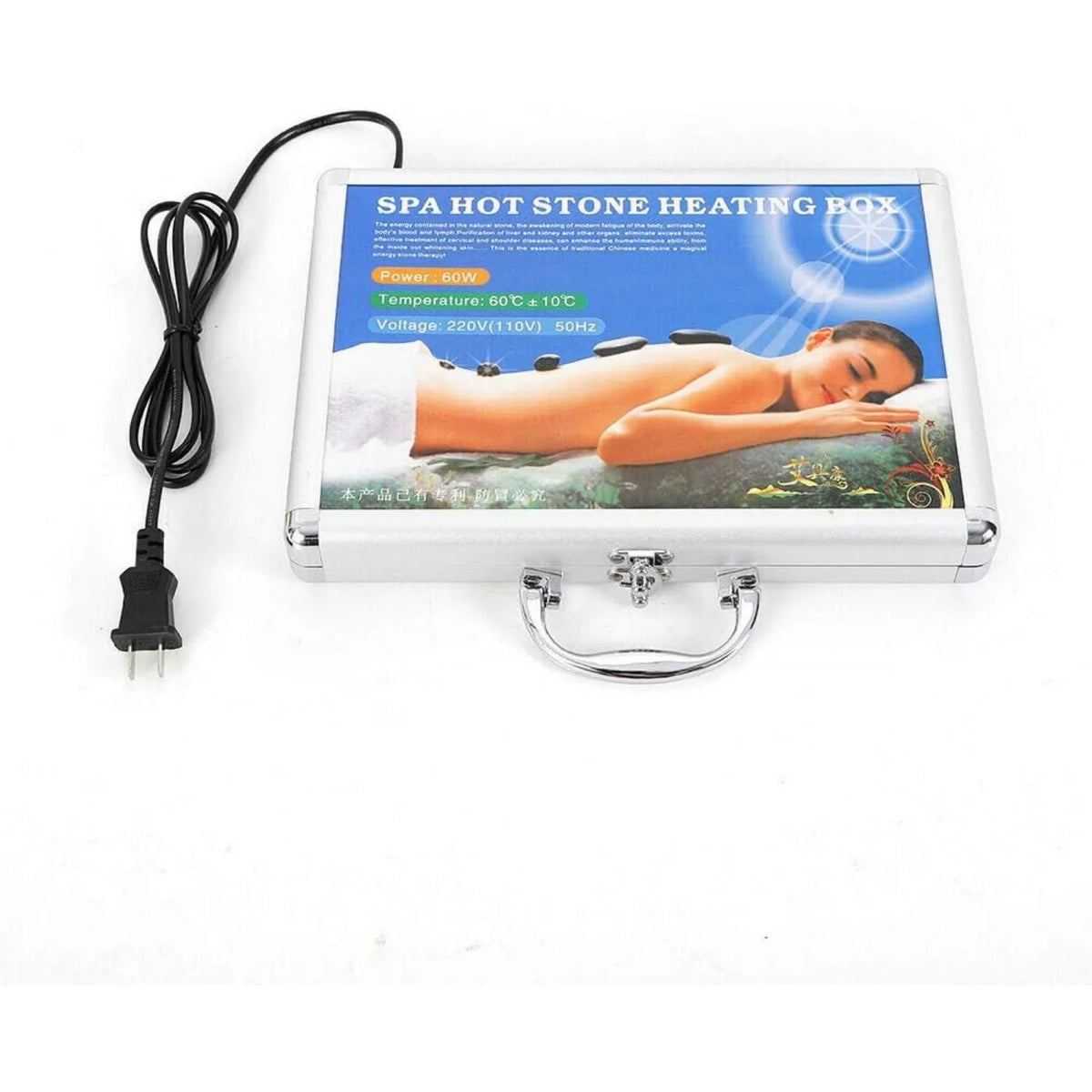 Volcanic Hot Stone Spa Massage Kit — 16 Lava Stones - image 5