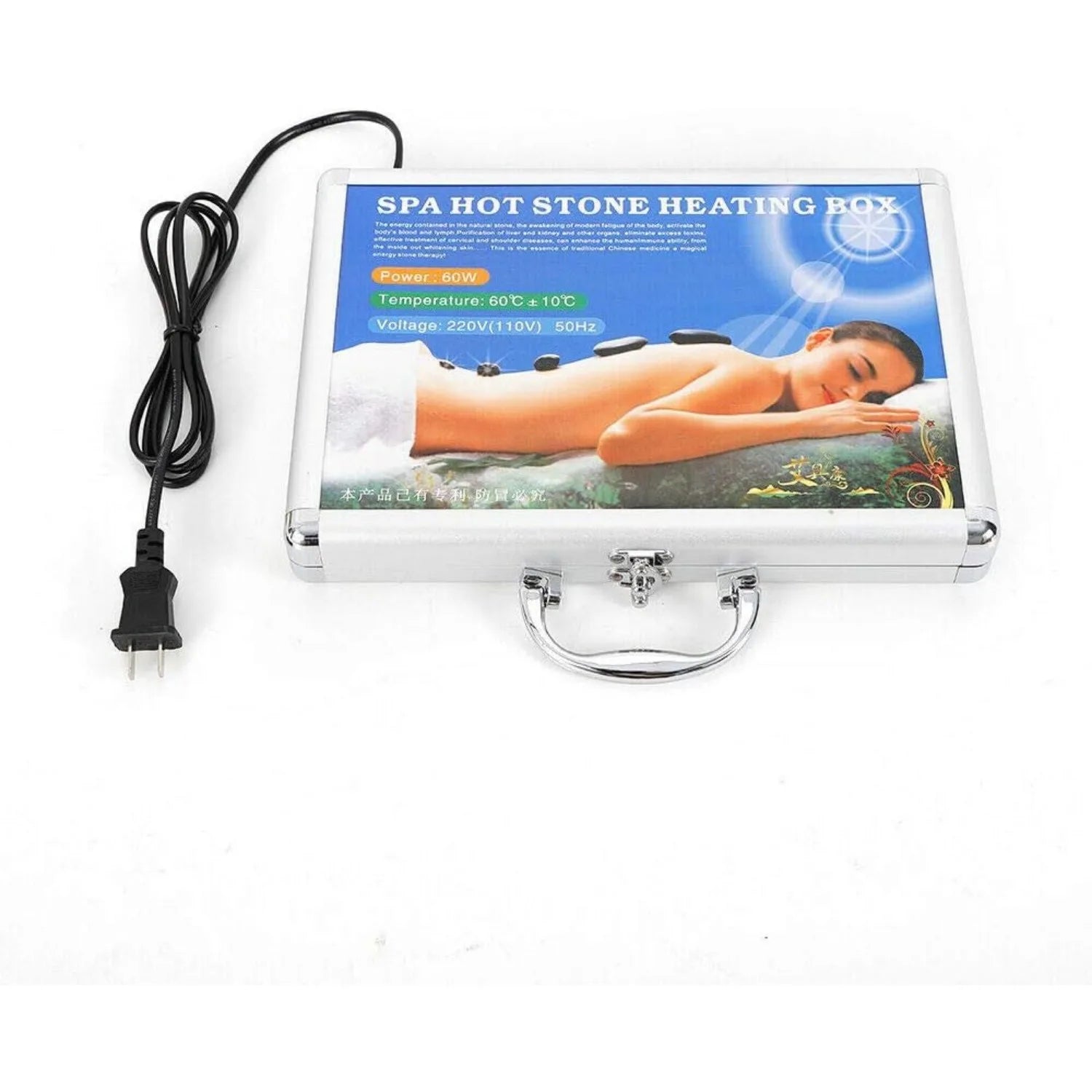 Volcanic Hot Stone Spa Massage Kit — 16 Lava Stones