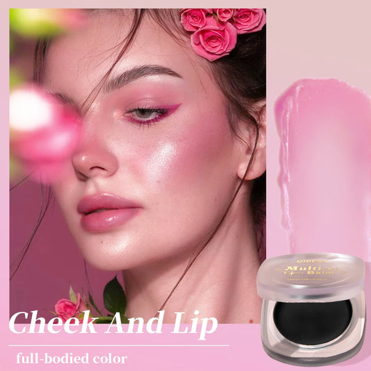 QIBEST 3-in-1 Lipstick – Color Changing Blush & Tint