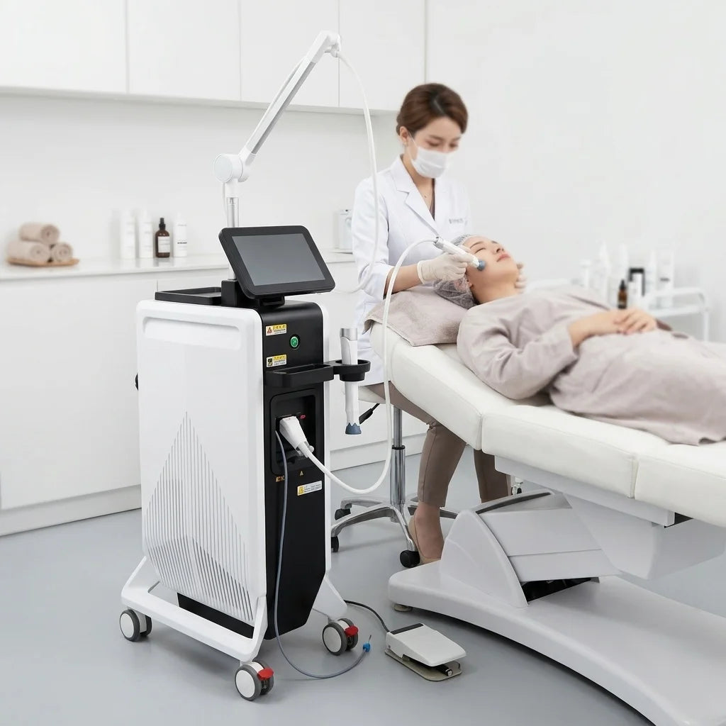 Myoslim Dual Frequency Monopolar Rf Facial Machine Skin Tightening Lifting Device