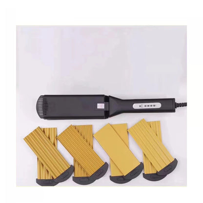 Ceramic Hair Waver – Curling Iron with Corrugated Plates