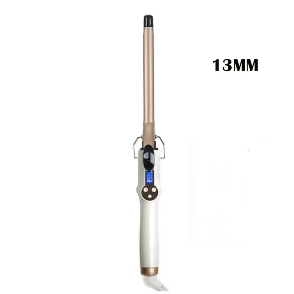 LCD Hair Curler Wand – Professional Curling Iron 9–38mm