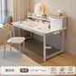 Simple Dressing Table Makeup Table with Storage Vanity Desk with Mirror and Led Lights Study Table Student Desk for Bedroom