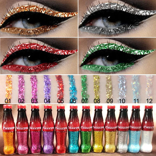 Glitter Liquid Eyeliner – Waterproof, Diamond Shiny Eye Pencil