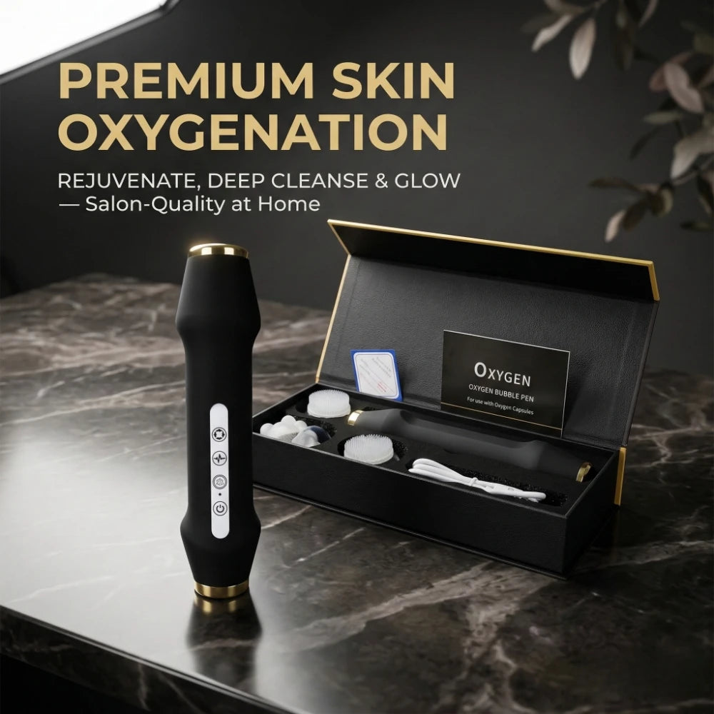 Facial Oxygen Bubble Cleanser Ultrasonic Led Massage Skin Device