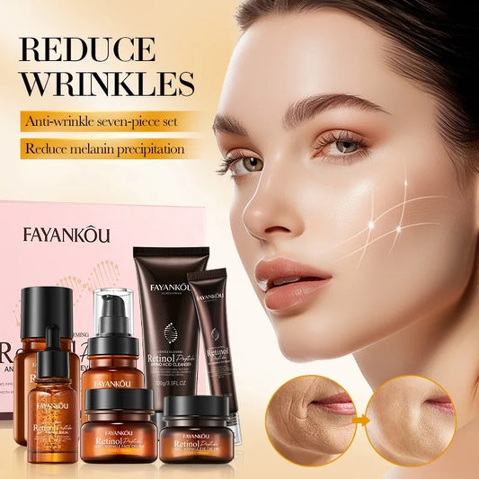 Retinol Peptide Skincare Set – Anti-Aging & Brightening Care
