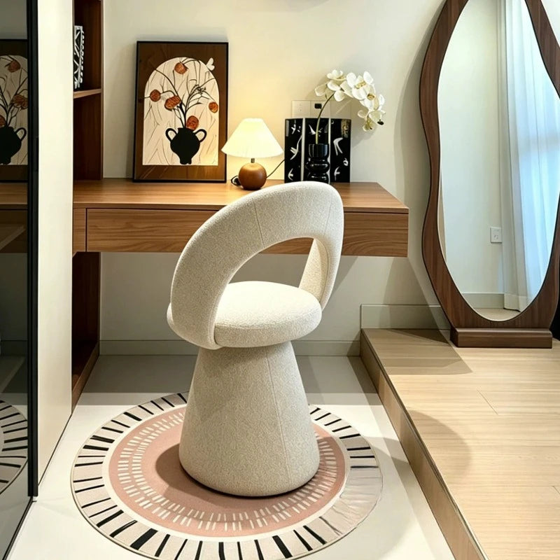 Tall Swivel Vanity Stool — Vanity Furniture, Bedroom Furniture, Swivel Chair | Beautifully Within