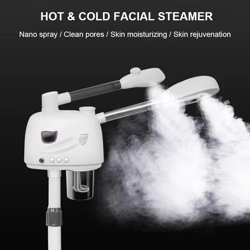 Hot And Cold Face Steamer Nano Mist Sprayer Facial Moisturizer