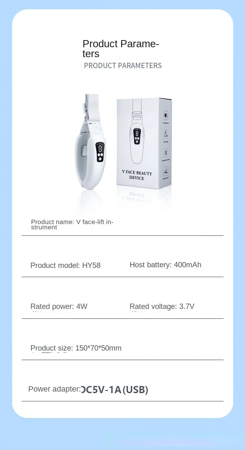 Skin Care EMS Electric Facial Massager Face Slimming Machine V Line Shaper Chin Cheek Lifting Firming Equipment Beauty Tools