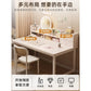 Simple Dressing Table Makeup Table with Storage Vanity Desk with Mirror and Led Lights Study Table Student Desk for Bedroom