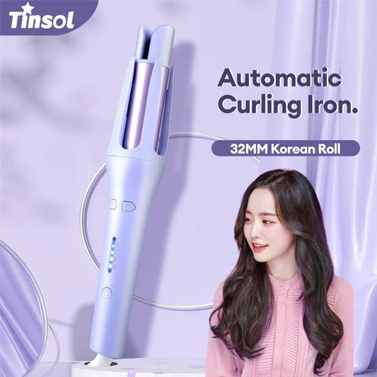 Automatic Curling Iron – 32mm Rotating Ceramic Hair Curler