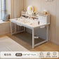 Simple Dressing Table Makeup Table with Storage Vanity Desk with Mirror and Led Lights Study Table Student Desk for Bedroom