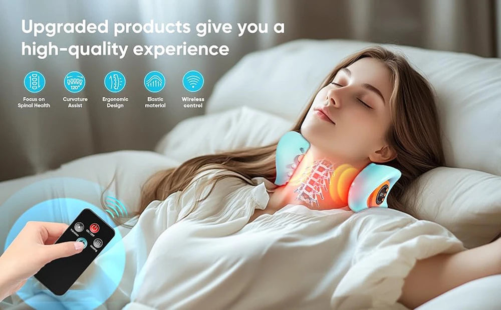 EMS Wireless Neck Massager with Remote Control - image 7