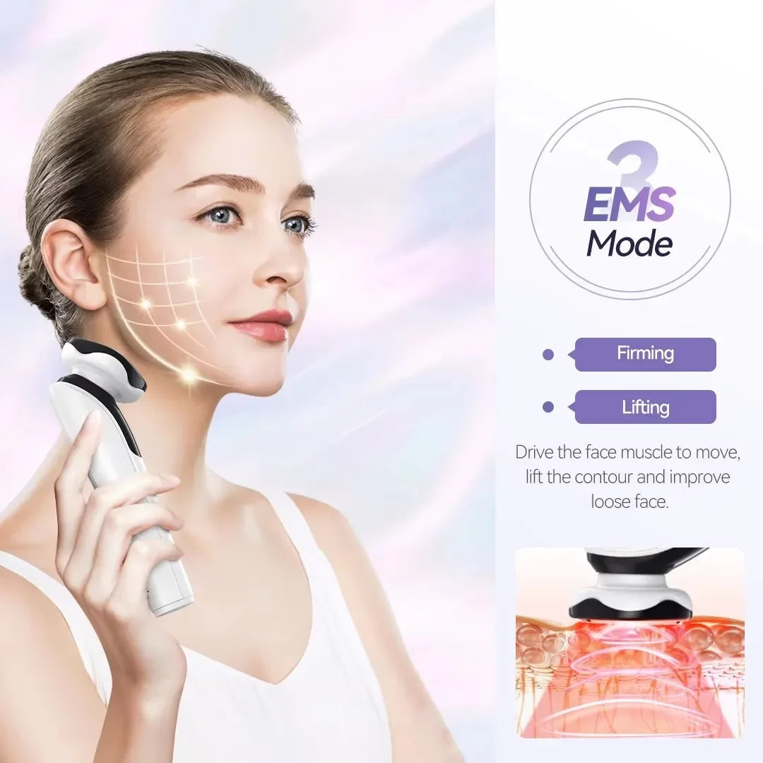 Microcurrent Facial Massager for Face Lifting Skin Tightening Anti Wrinkle Care