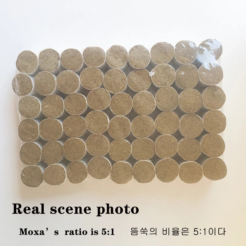 54Pcs/Set Moxibustion Roll Using Pure Nature Wormwood Chinese Medicine Moxa Care Meridian Warm Therapy Relieve Pain Health Care