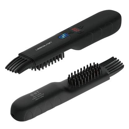Wireless Beard Straightener Comb – Heated Styling Brush