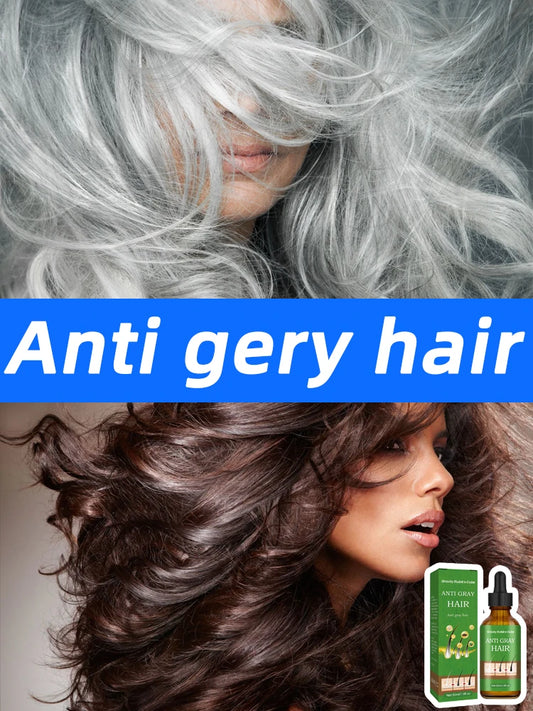 Anti-Grey Hair Cream – Natural Black Color Restorer