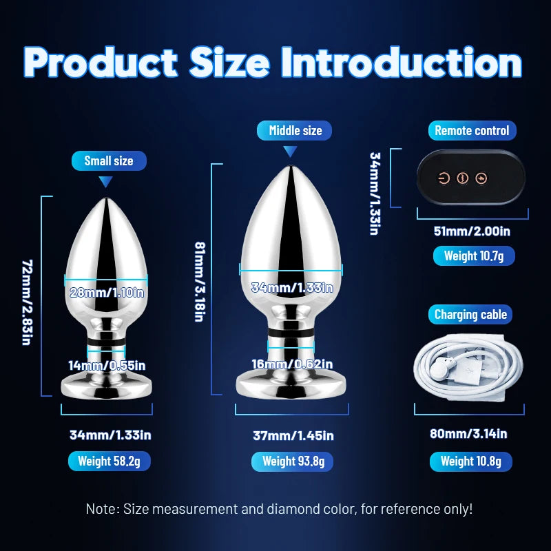Remote Control Electric Shock Anal Plug