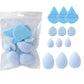 12PCS Cosmetic Puff Set – Triangle & Egg Blenders