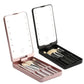 LED Light Makeup Mirror – Travel Compact & Foldable