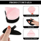 12 Pieces Powder Puff Triangle Face Makeup Cosmetic for Loose Powder Soft Body Washable Reusable Foundation Sponge Mineral Wet D